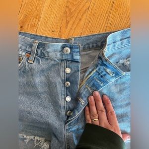 AGOLDE Parker Jean Shorts